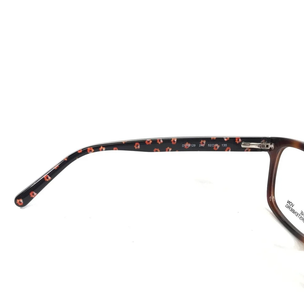 Diane von Furstenberg Eyeglasses Frames DVF5129 240 Tortoise Floral 52-16-135